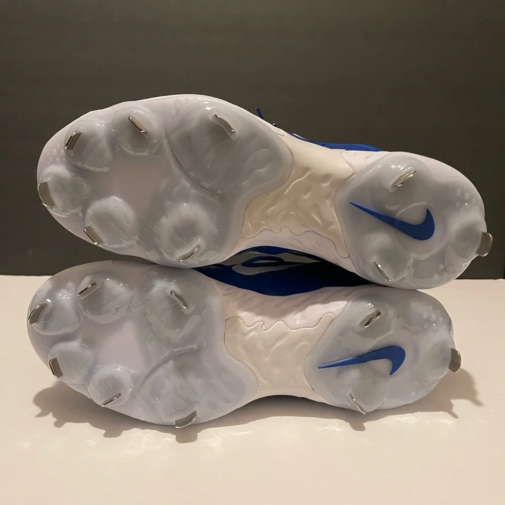 Size 10 Men’s Nike Huarache Elite Baseball Cleats Metal New - Picture 5 of 6